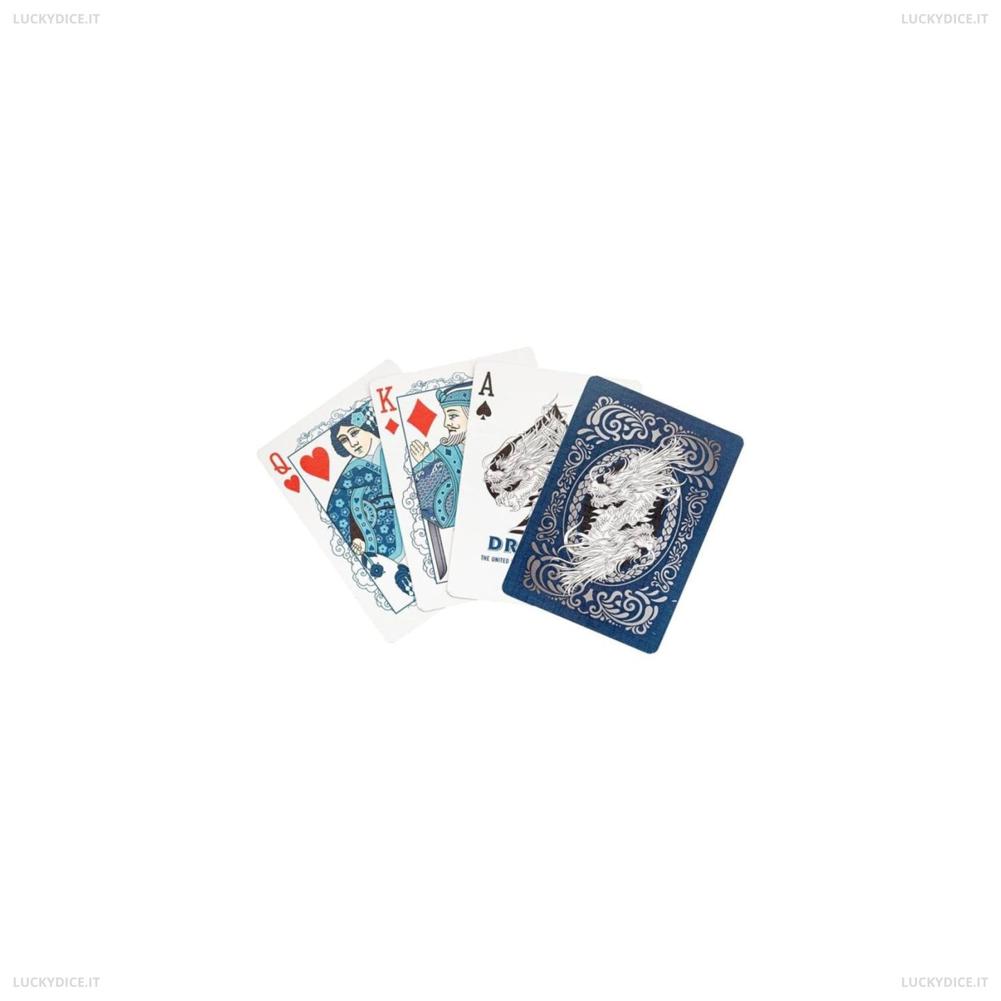 Carte Bicycle - Blue Dragon