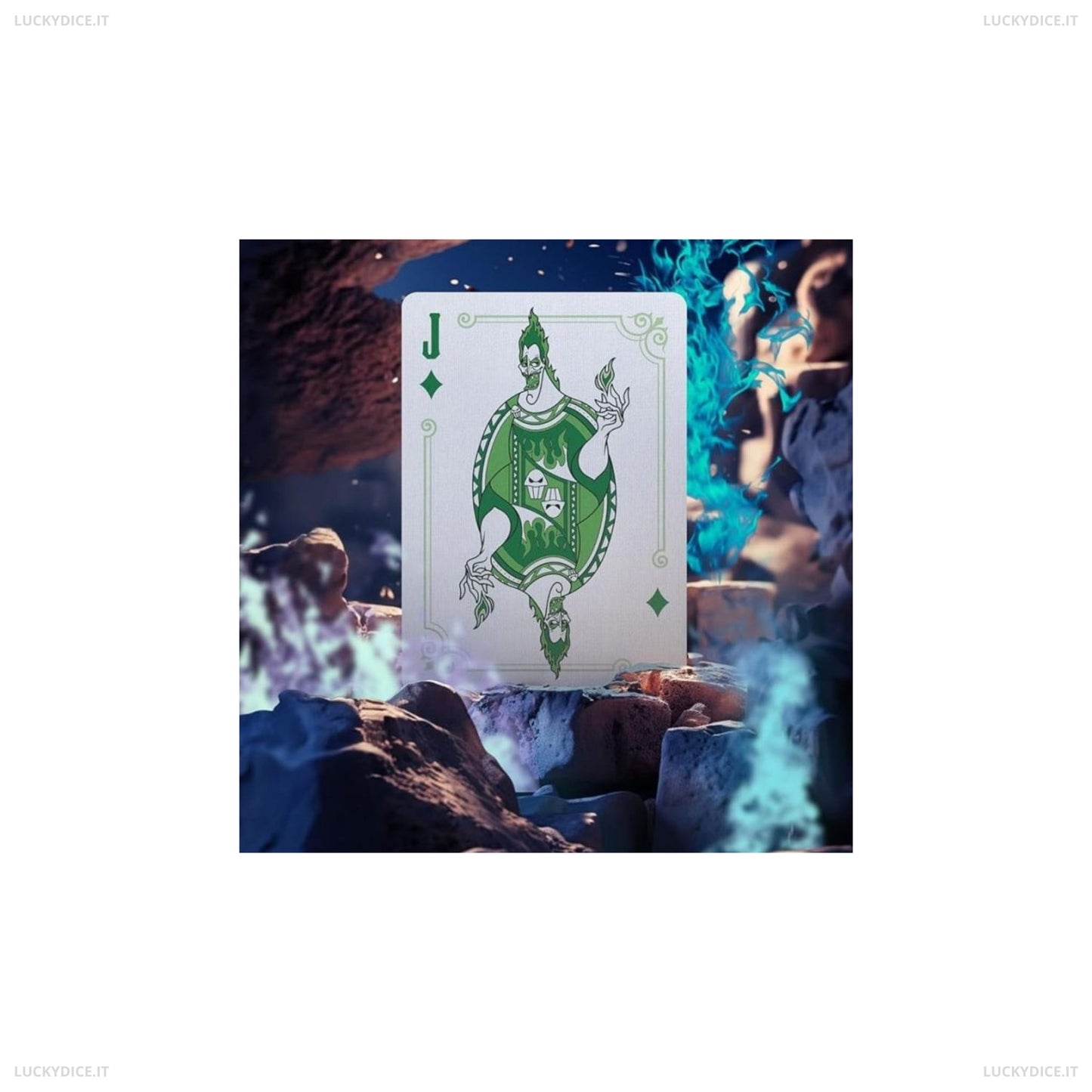 Carte Bicycle - Disney Villains Green
