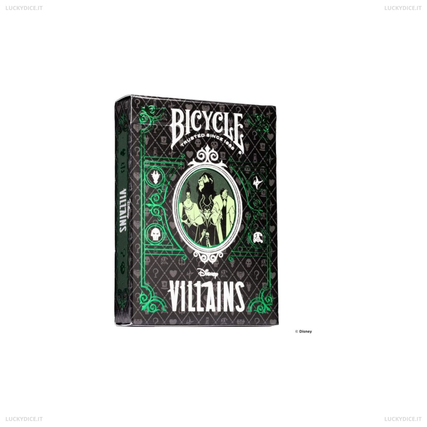 Carte Bicycle - Disney Villains Green