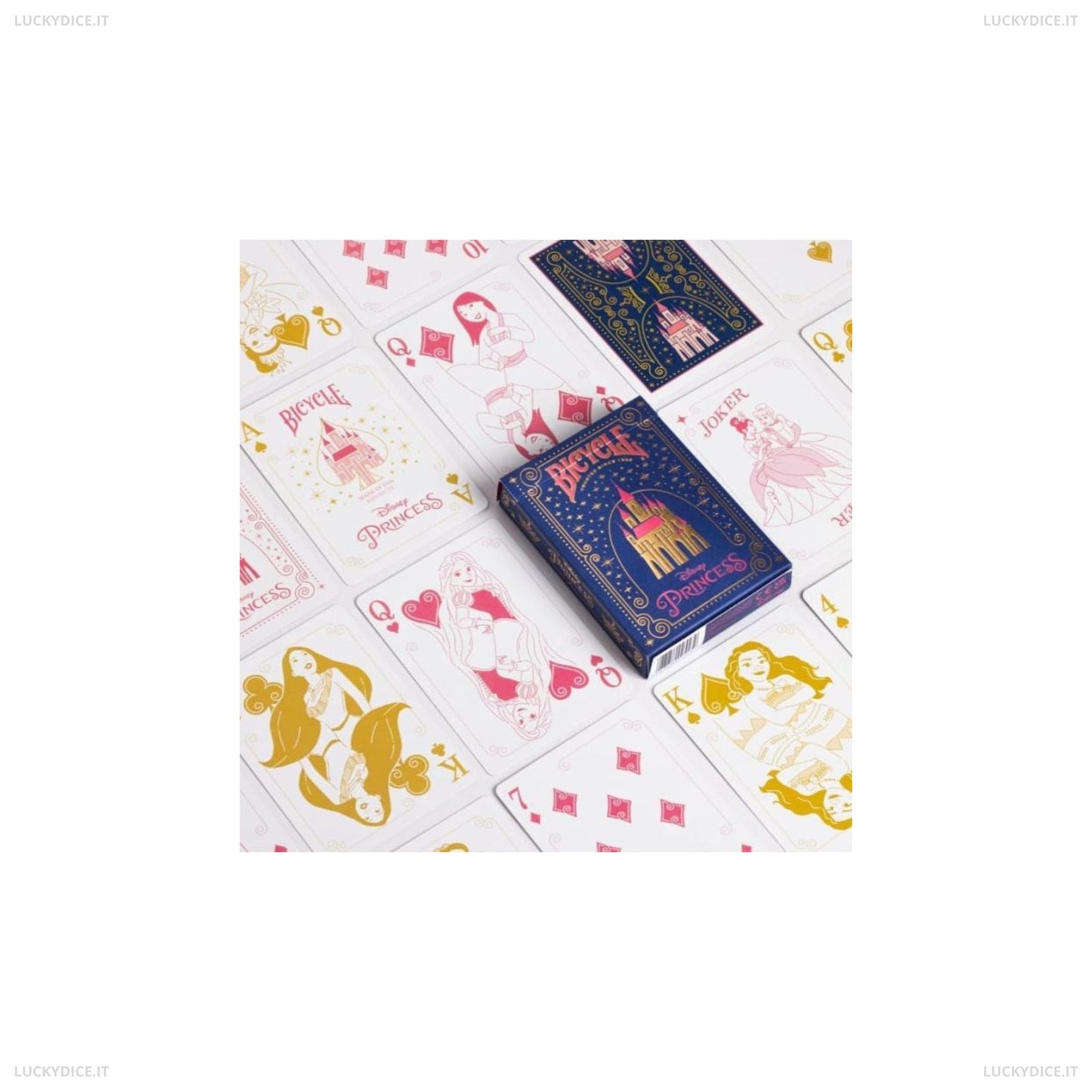 Carte Bicycle - Disney Princess Navy