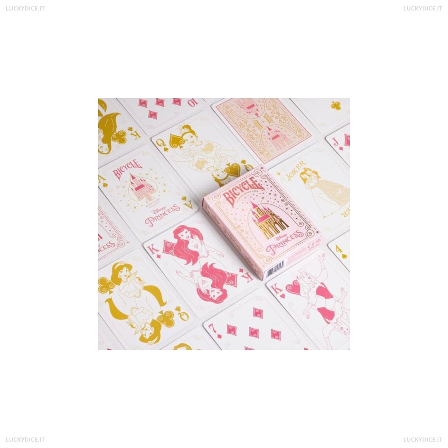 Carte Bicycle - Disney Princess Pink