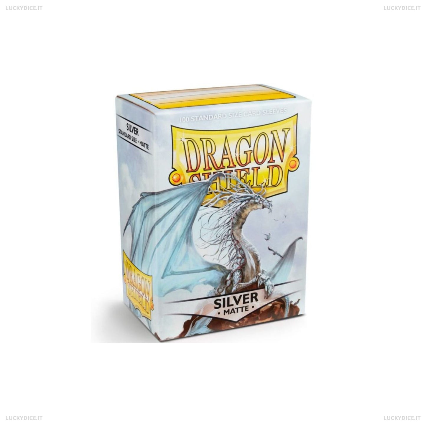Bustine Standard Dragon Shield 100 Matte SILVER