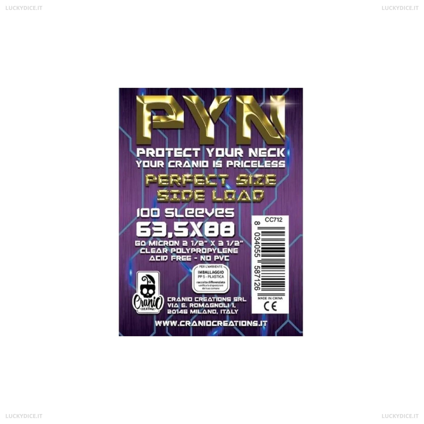 PYN 100 Bustine - 63,5x88 Perfect Size Side Load