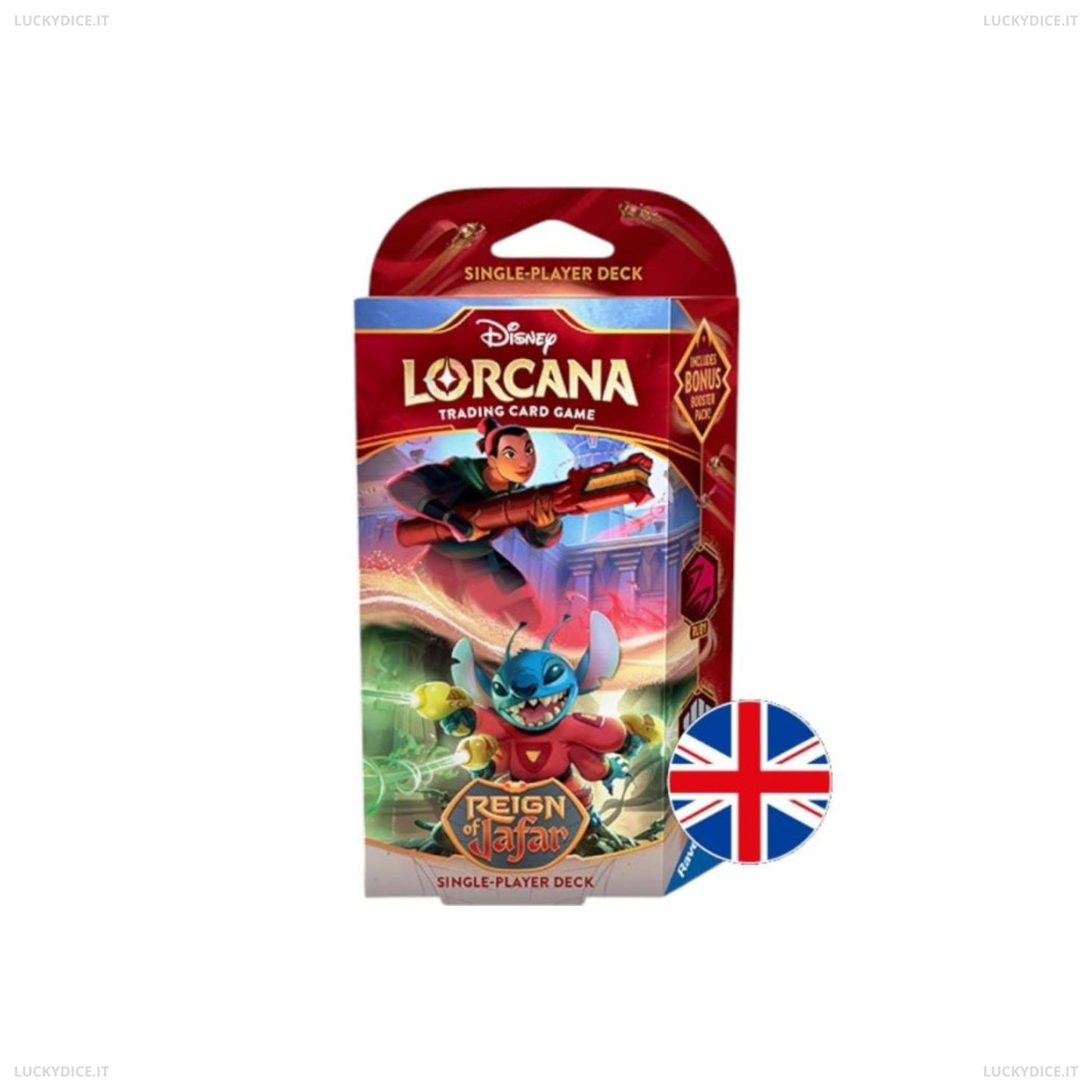 Disney Lorcana: Reign of Jafar - Starter Deck - Ruby - Steel
