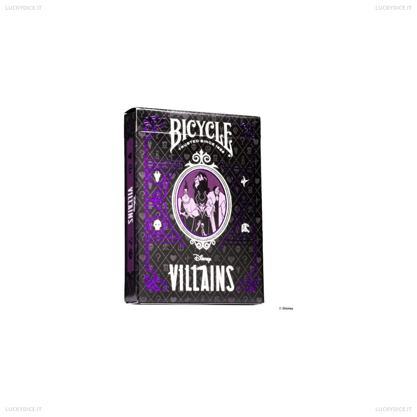 Carte Bicycle - Disney Villains Purple