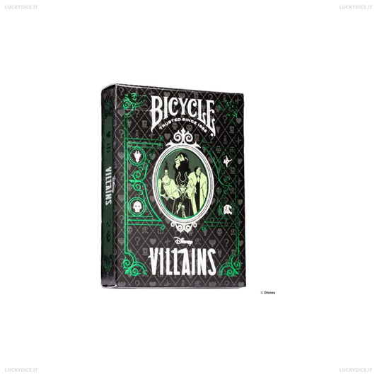 Carte Bicycle - Disney Villains Green