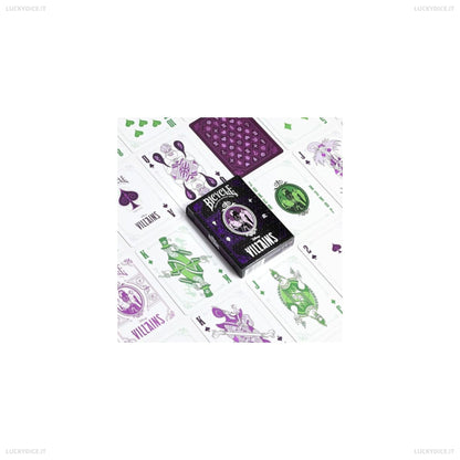Carte Bicycle - Disney Villains Purple