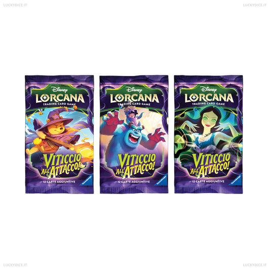 Disney Lorcana: Viticcio all'Attacco - Booster Pack