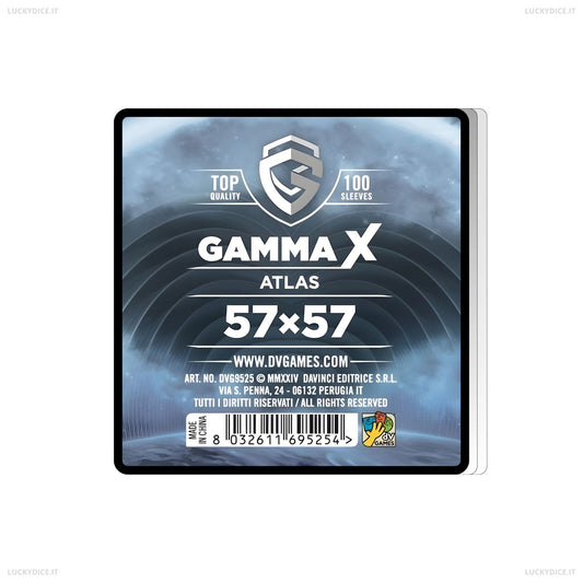 Gamma X Atlas - 100 Bustine Protettive 57x57mm
