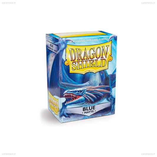 Bustine Standard Dragon Shield 100 Matte BLUE
