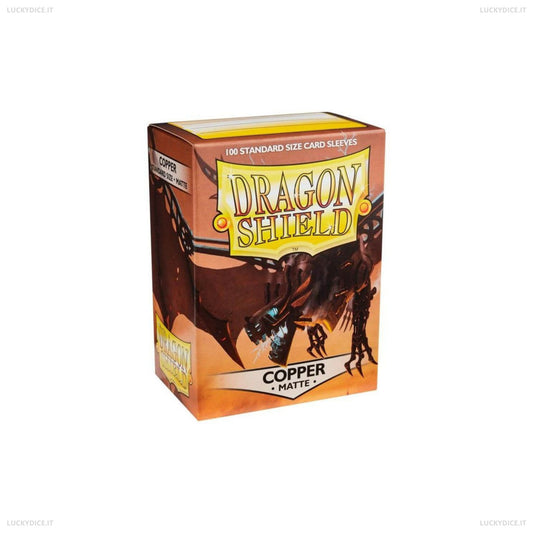Bustine Standard Dragon Shield 100 Matte COPPER