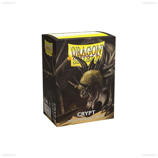Bustine Standard Dragon Shield 100 Matte Dual Sleeves - CRYPT