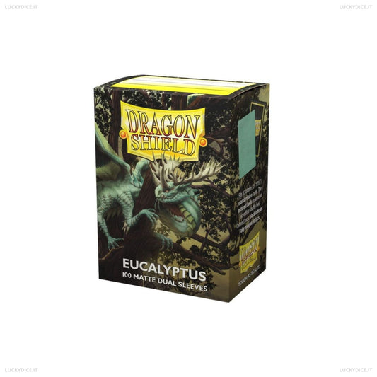 Bustine Standard Dragon Shield 100 Matte Dual Sleeves - EUCALYPTUS