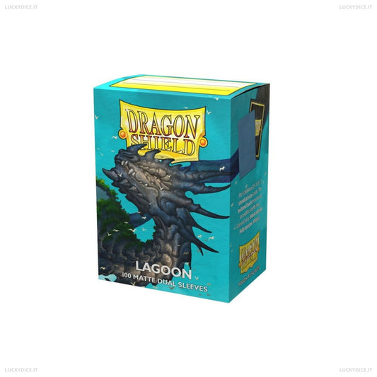 Bustine Standard Dragon Shield 100 Matte Dual Sleeves - LAGOON