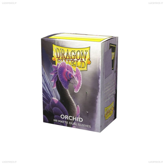 Bustine Standard Dragon Shield 100 Matte Dual Sleeves - ORCHID