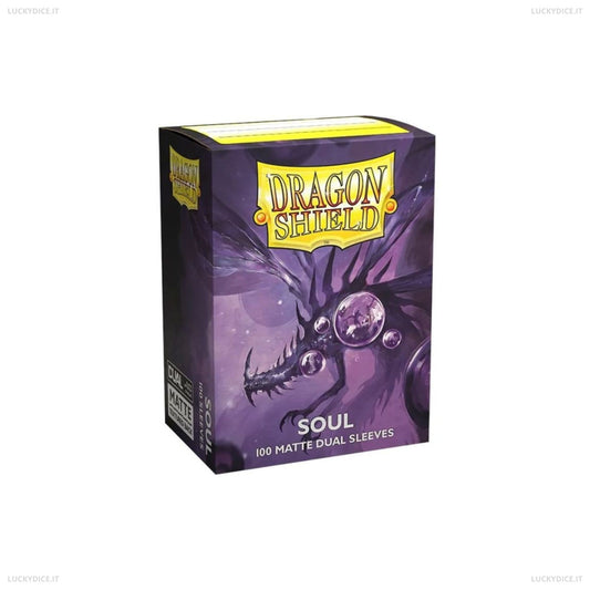 Bustine Standard Dragon Shield 100 Matte Dual Sleeves - SOUL