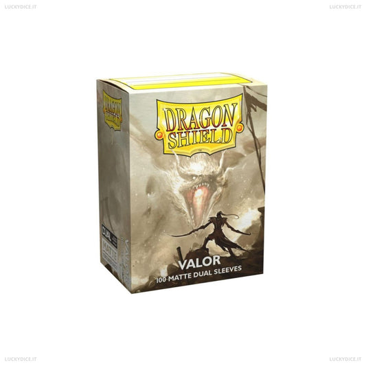 Bustine Standard Dragon Shield 100 Matte Dual Sleeves - VALOR