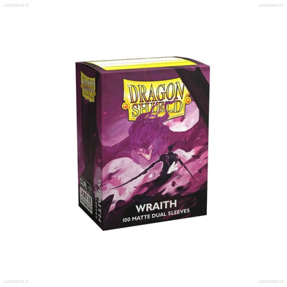 Bustine Standard Dragon Shield 100 Matte Dual Sleeves - WRAITH