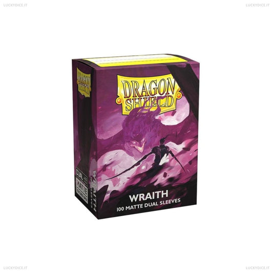 Bustine Standard Dragon Shield 100 Matte Dual Sleeves - WRAITH