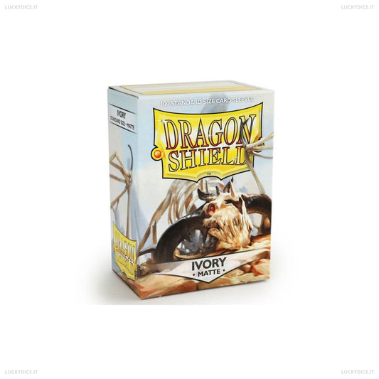 Bustine Standard Dragon Shield 100 Matte IVORY