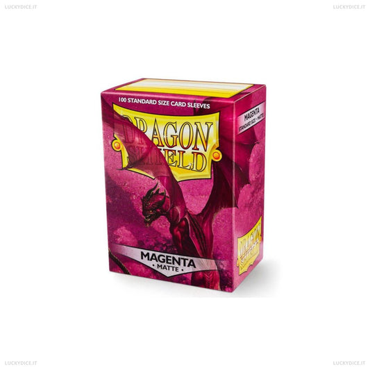 Bustine Standard Dragon Shield 100 Matte MAGENTA