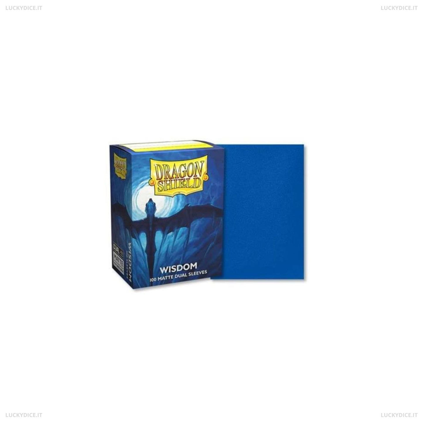 Bustine Standard Dragon Shield 100 Matte Dual Sleeves - WISDOM