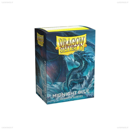 Bustine Standard Dragon Shield 100 Matte MIDNIGHT BLUE