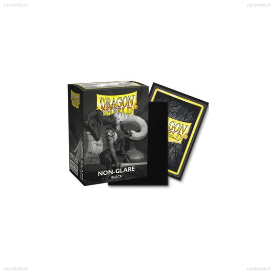 Bustine Standard Dragon Shield 100 Matte Non-Glare Black