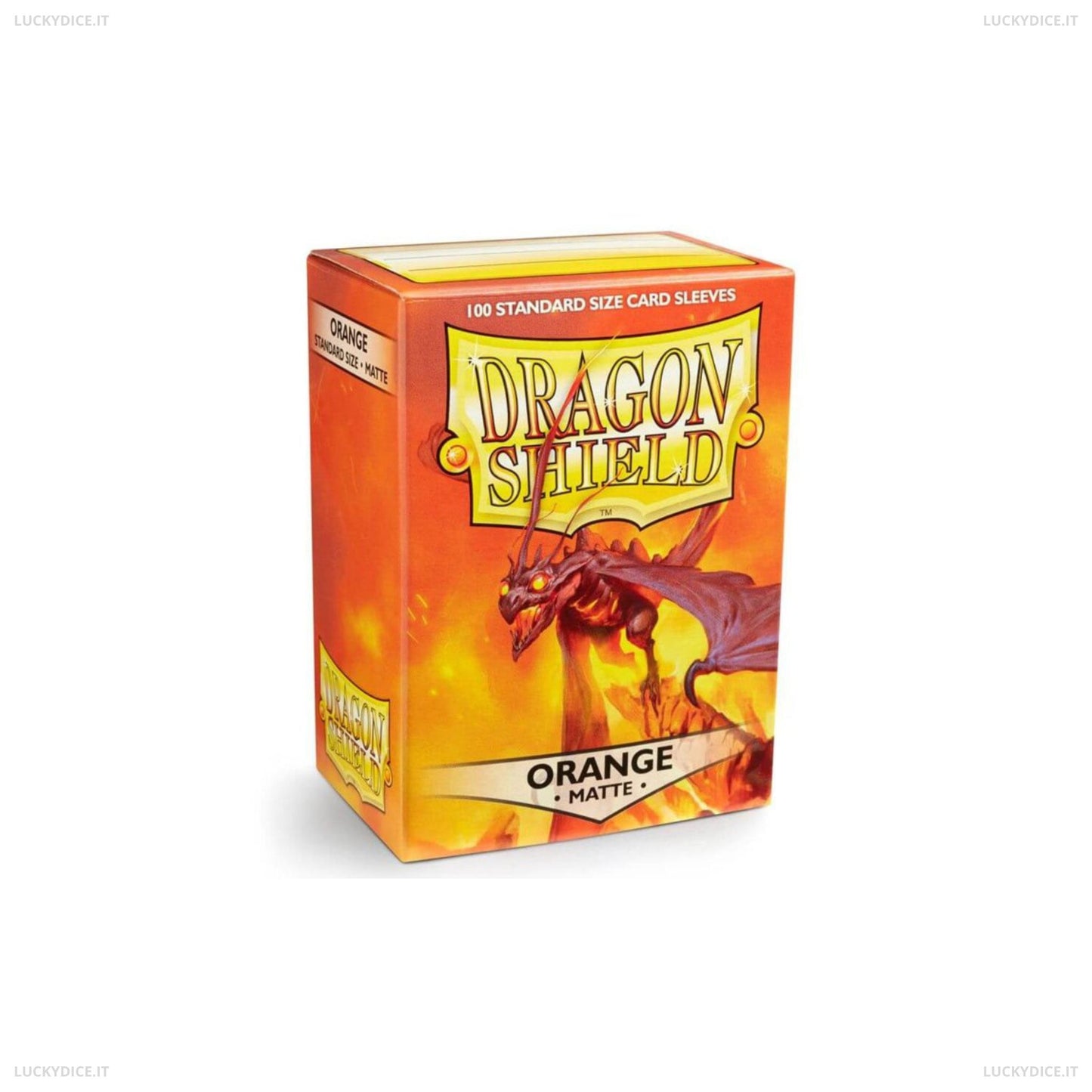 Bustine Standard Dragon Shield 100 Matte ORANGE