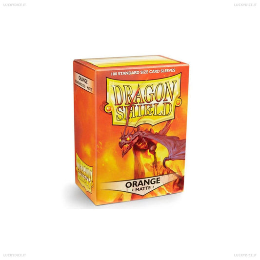 Bustine Standard Dragon Shield 100 Matte ORANGE