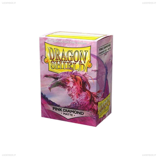Bustine Standard Dragon Shield 100 Matte PINK DIAMOND