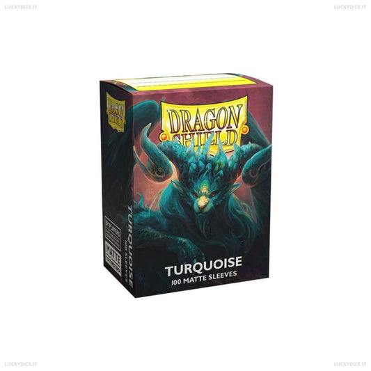 Bustine Standard Dragon Shield 100 Matte TURQUOISE