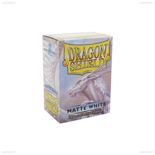 Bustine Standard Dragon Shield 100 Matte WHITE