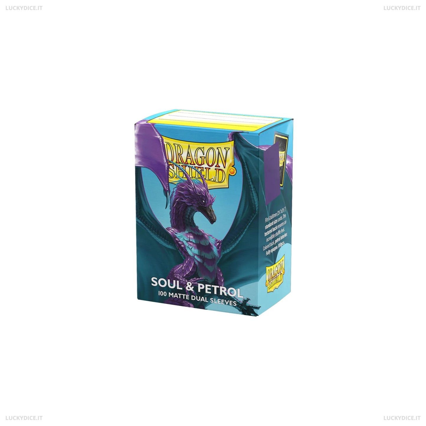 Bustine Standard Dragon Shield 100 Matte Dual - Soul & Petrol