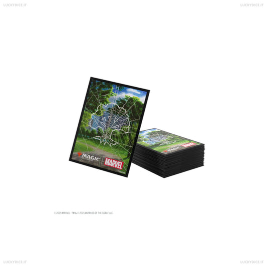 MTG Spider-Man Premium Art Sleeves - Forest