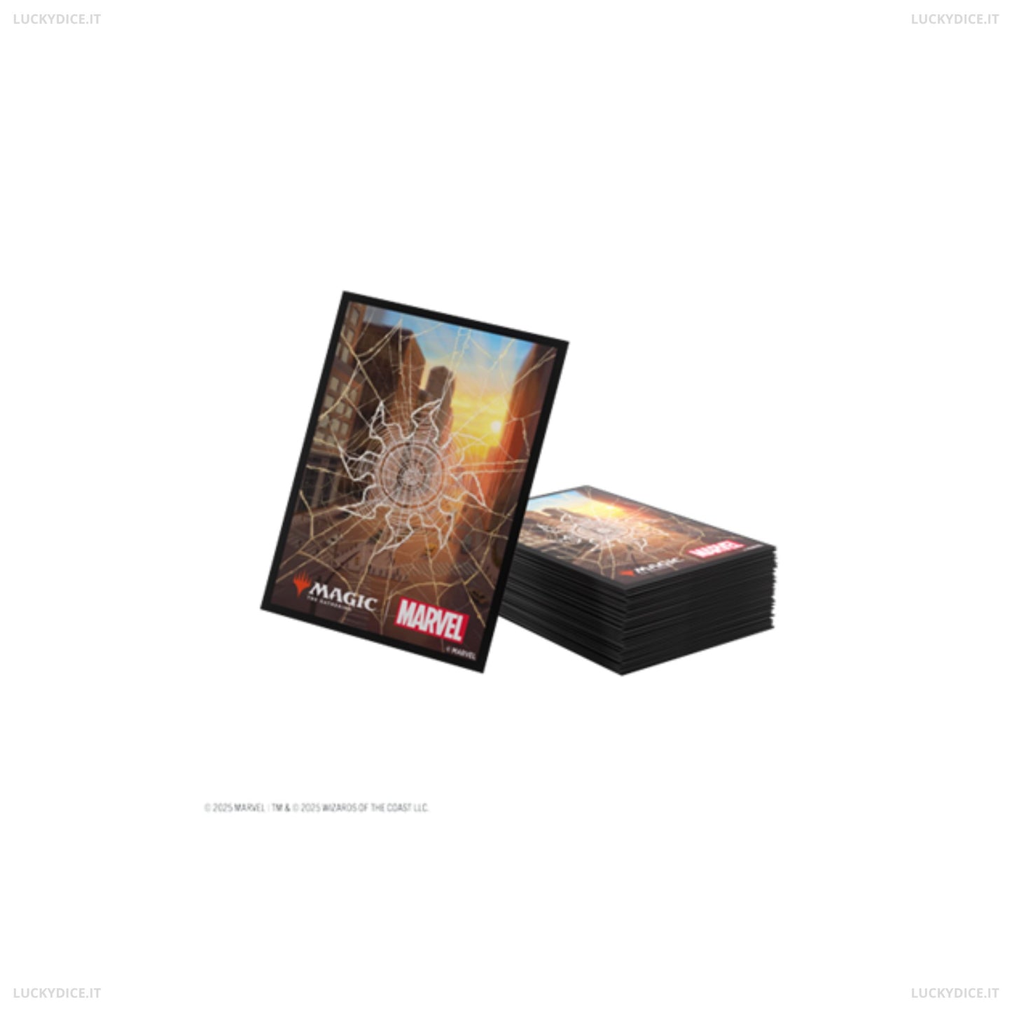 MTG Spider-Man Premium Art Sleeves - Plains
