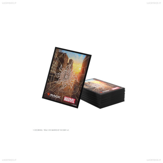 MTG Spider-Man Premium Art Sleeves - Plains