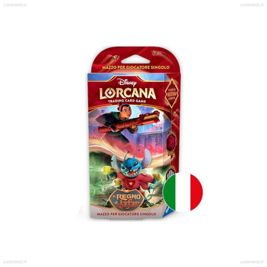Disney Lorcana: Il Regno di Jafar - Starter Deck - Rubino-Acciaio
