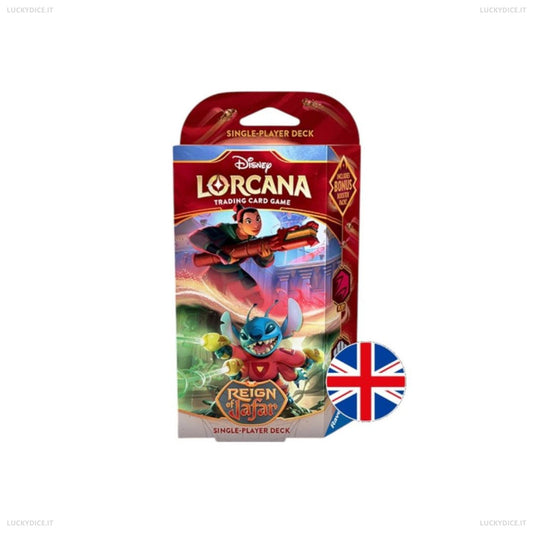Disney Lorcana: Reign of Jafar - Starter Deck - Ruby - Steel