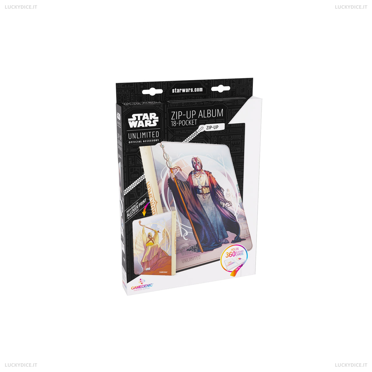 Star Wars Unlimited - Zip-Up Album 18 Tasche - The Chieftain & Akobe