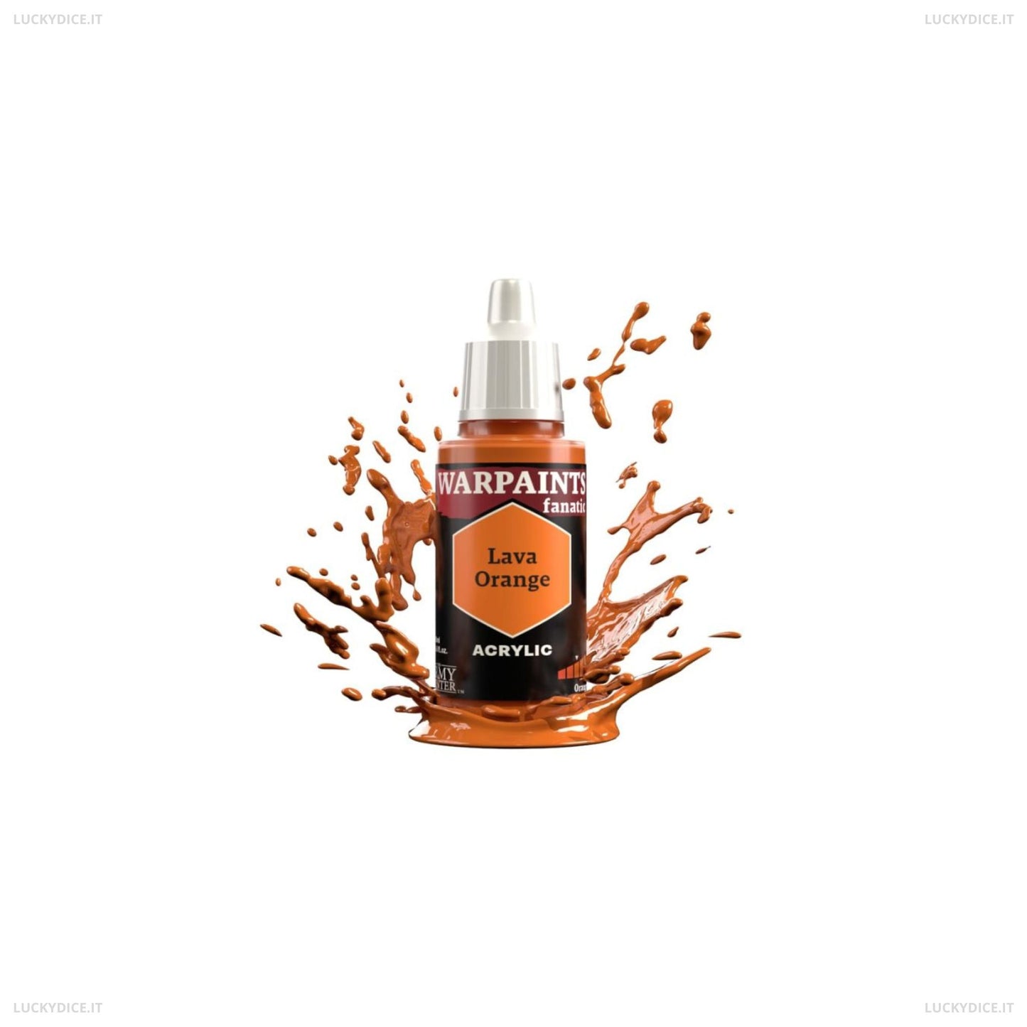 Warpaints Fanatic Acrylics - Lava Orange